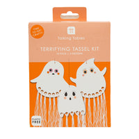 Halloween Ghost Tassel Craft Kit - 12 Pack