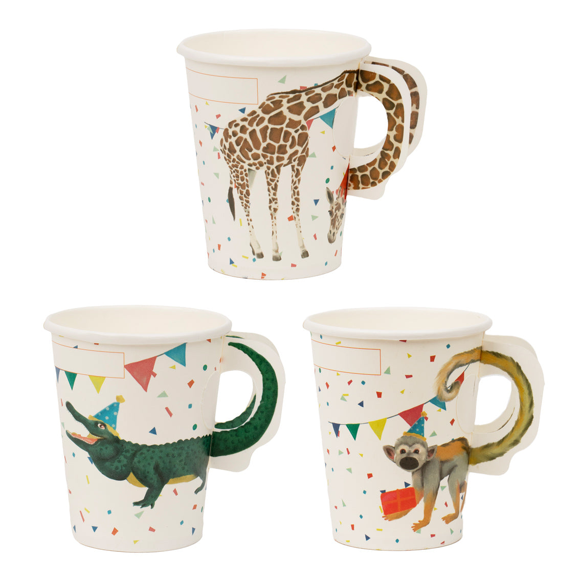 Party Safari Animal Paper Cups