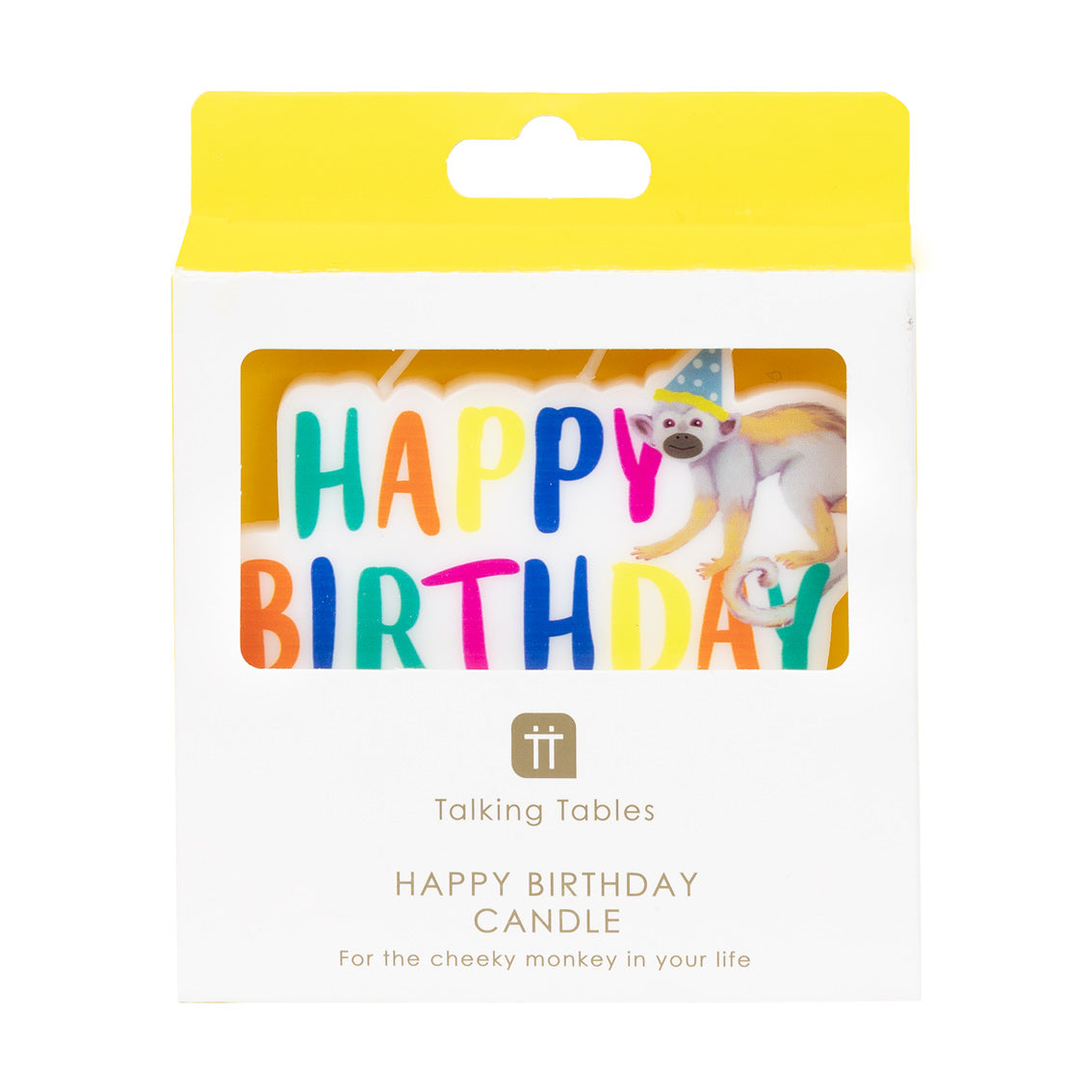 Packaging Party Safari Happy Birthday Candle