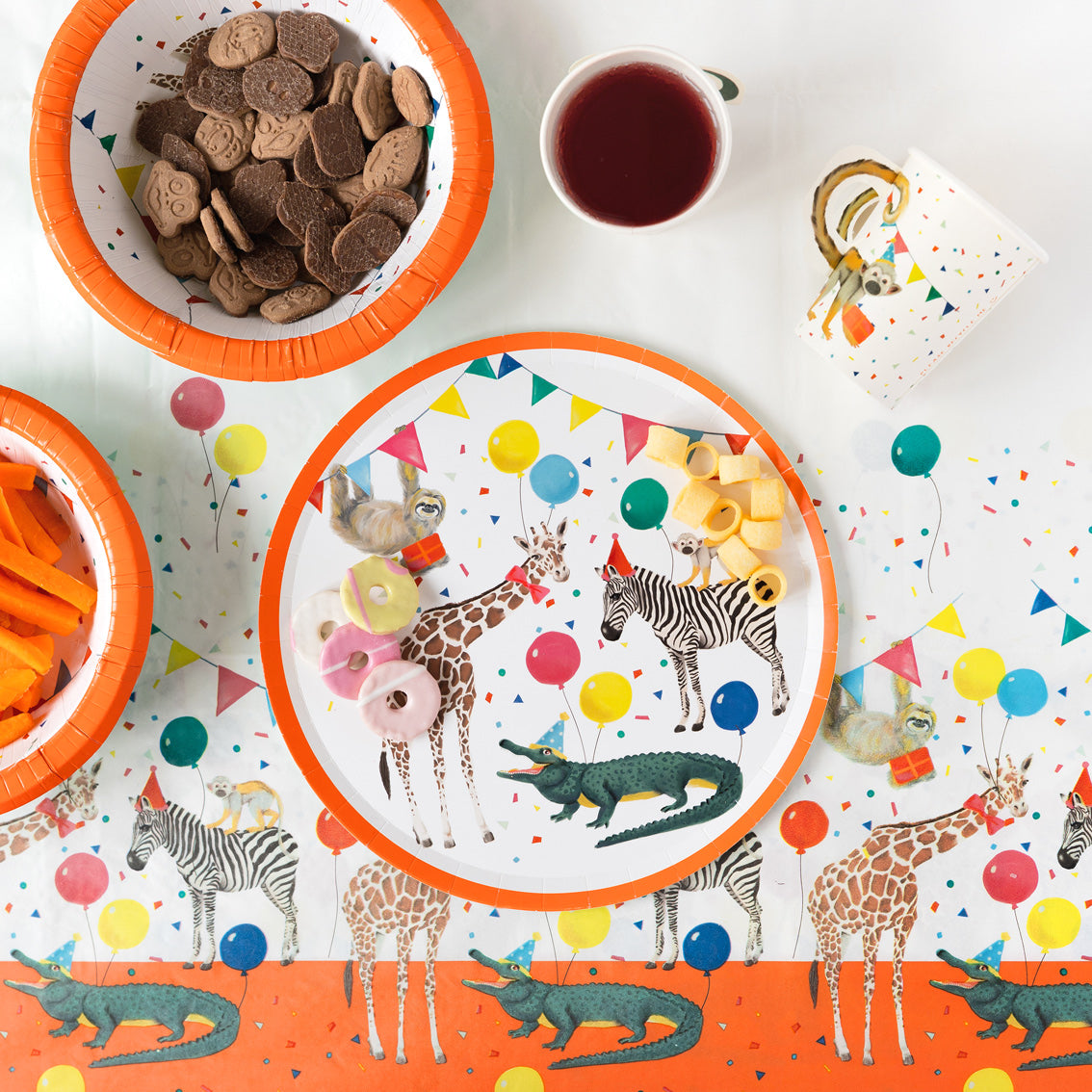 Party Safari Paper Plates - 8 Pack