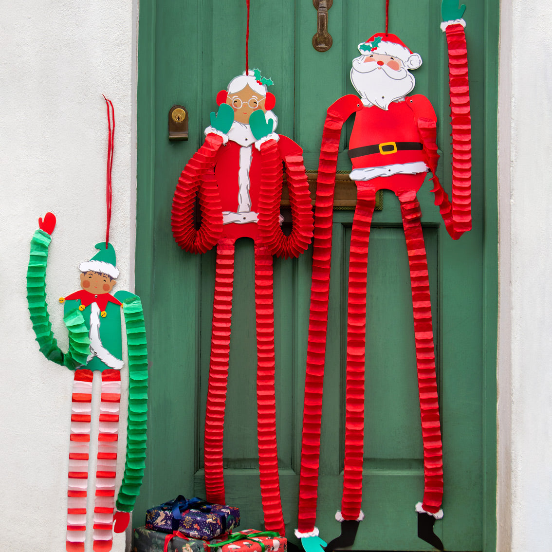 Craft with Santa Santa's Elves Hanging Decorations - 3 Pack