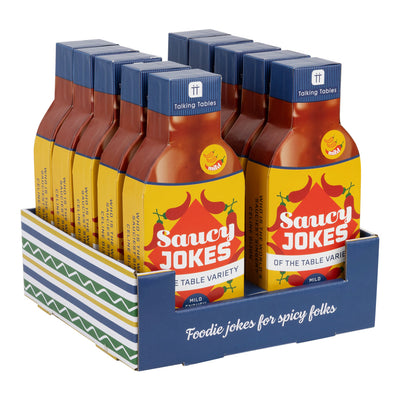 Saucy Food Jokes - 10 Pack Display | Fathers Day Gifts |