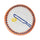 Butter Curl Design Blue Ceramic Side Plate - 18cm | Kitchenware |