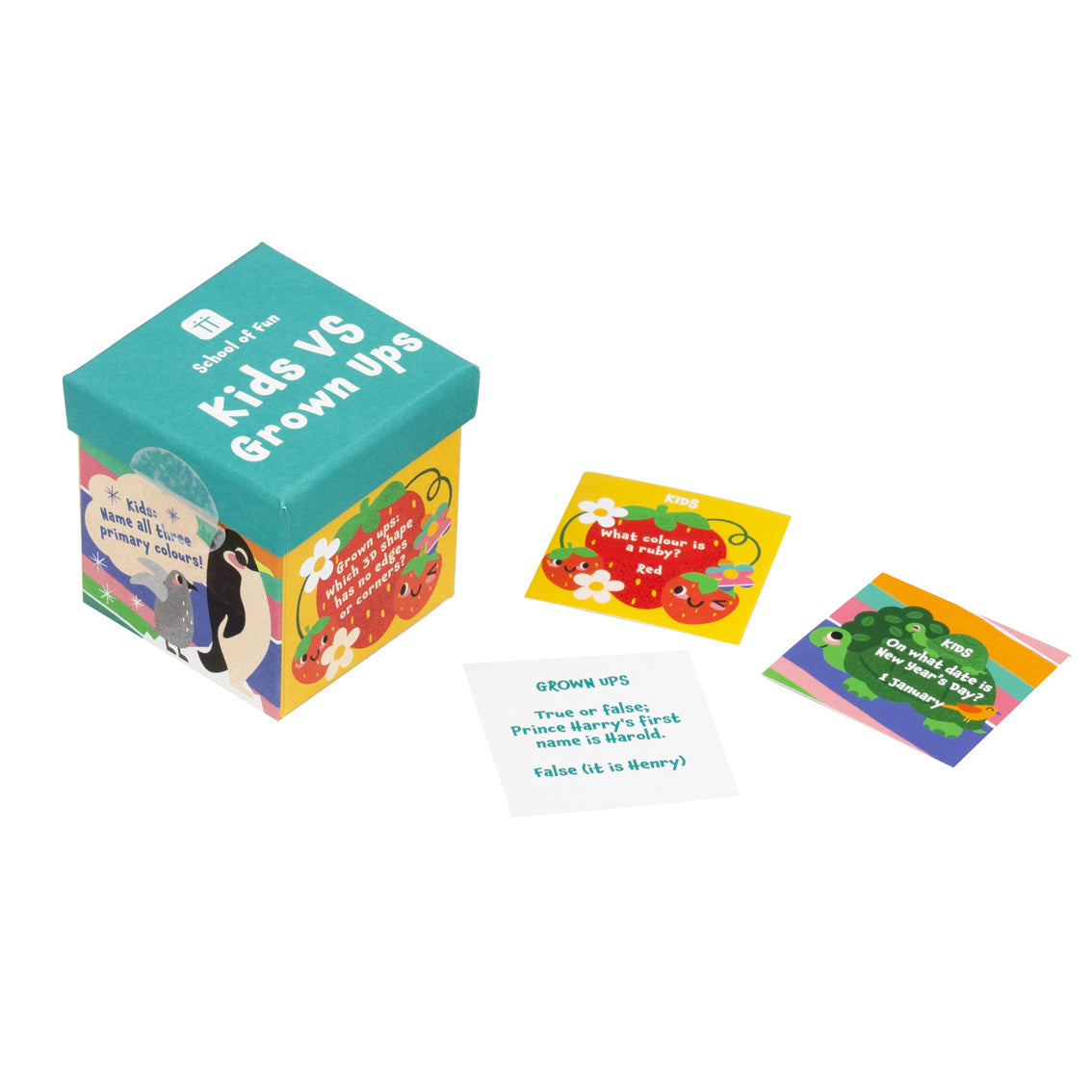 School of Fun Kids Trivia & Games POS Unit