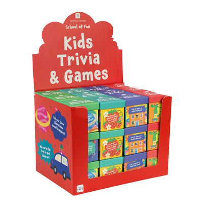 School of Fun Kids Trivia & Games - 36 Unit Display | Kids Games |