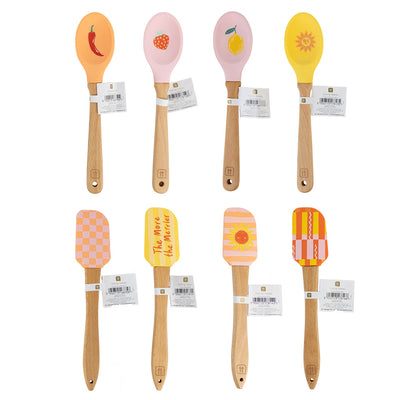 Sun & Food Silicone Kitchen Utensils - 16 Pack | Summer Gifts |