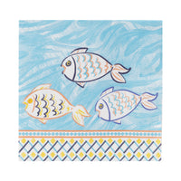 Souk Fish Paper Napkins - 20 Pack