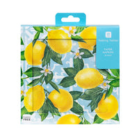 Souk Lemon Paper Napkins - 20 Pack