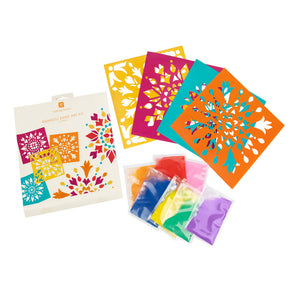 Spice Rangoli Sand Stencil Kit - 4 Stencils