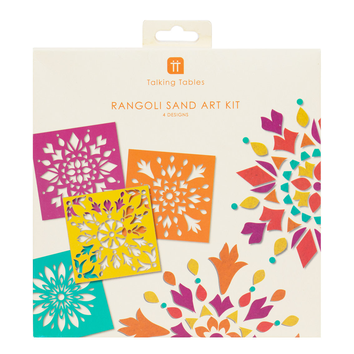 Spice Rangoli Sand Stencil Kit - 4 Stencils