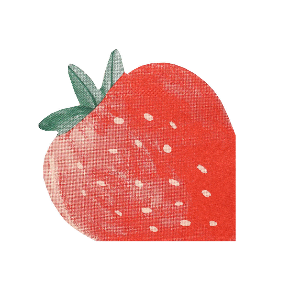 Bon Appetit Strawberry Shaped Paper Napkins - 20 Pack