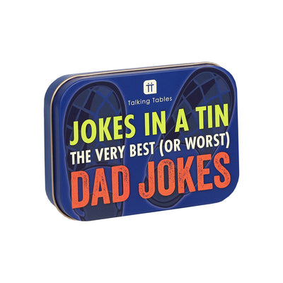 Dad Jokes in a Tin - 100 Cards, 100 Jokes -  POS Unit