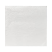 Plain White Compostable Paper Napkins - 100 Pack