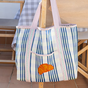 Bon Appetit Recycled Plastic Croissant Tote Bag