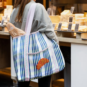 Bon Appetit Recycled Plastic Croissant Tote Bag