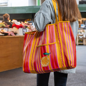 Bon Appetit Recycled Plastic Lemon Tote Bag