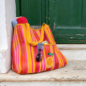 Bon Appetit Recycled Plastic Lemon Tote Bag