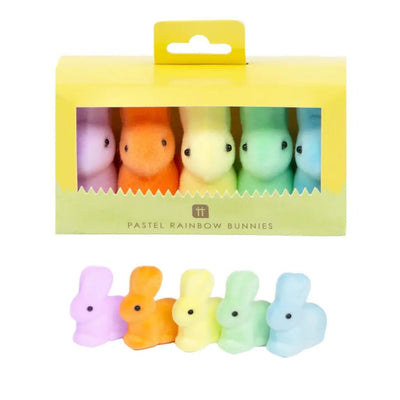 Pastel Bunny Table Decorations - 5 Pack | Easter Decor |