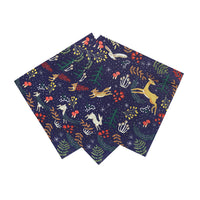 Twilight Dark Blue Paper Napkins - 20 Pack