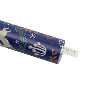 Twilight Blue Recycled Christmas Wrapping Paper - 3m