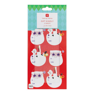 Santa Gift Labels - 50 Pack | Gift Wrap |