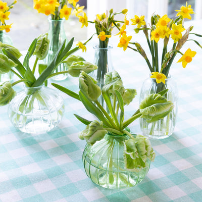 Bon Appetit Green Glass Bud Vase - 8cm