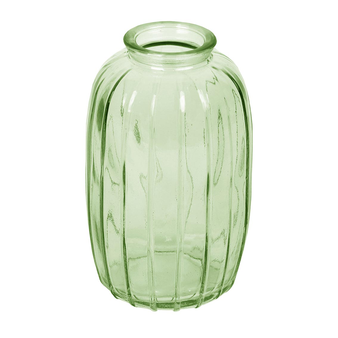 Bon Appetit Green Glass Bud Vase - 12cm