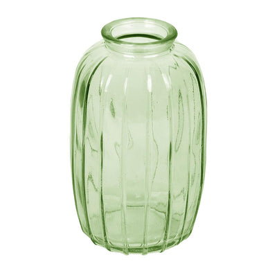 Bon Appetit Green Glass Bud Vase - 12cm