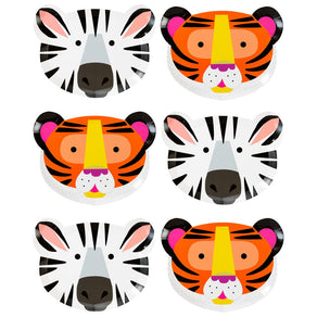 Party Animals Animal Face Plates