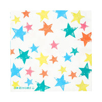 Birthday Brights Rainbow Star Paper Napkins - 20 Pack