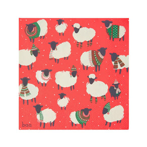 Botanical Sheep 33Cm Napkin 20 Pack