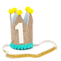 1st Birthday Gold Crown