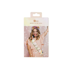 Blossom Girls Bride to Be Sash