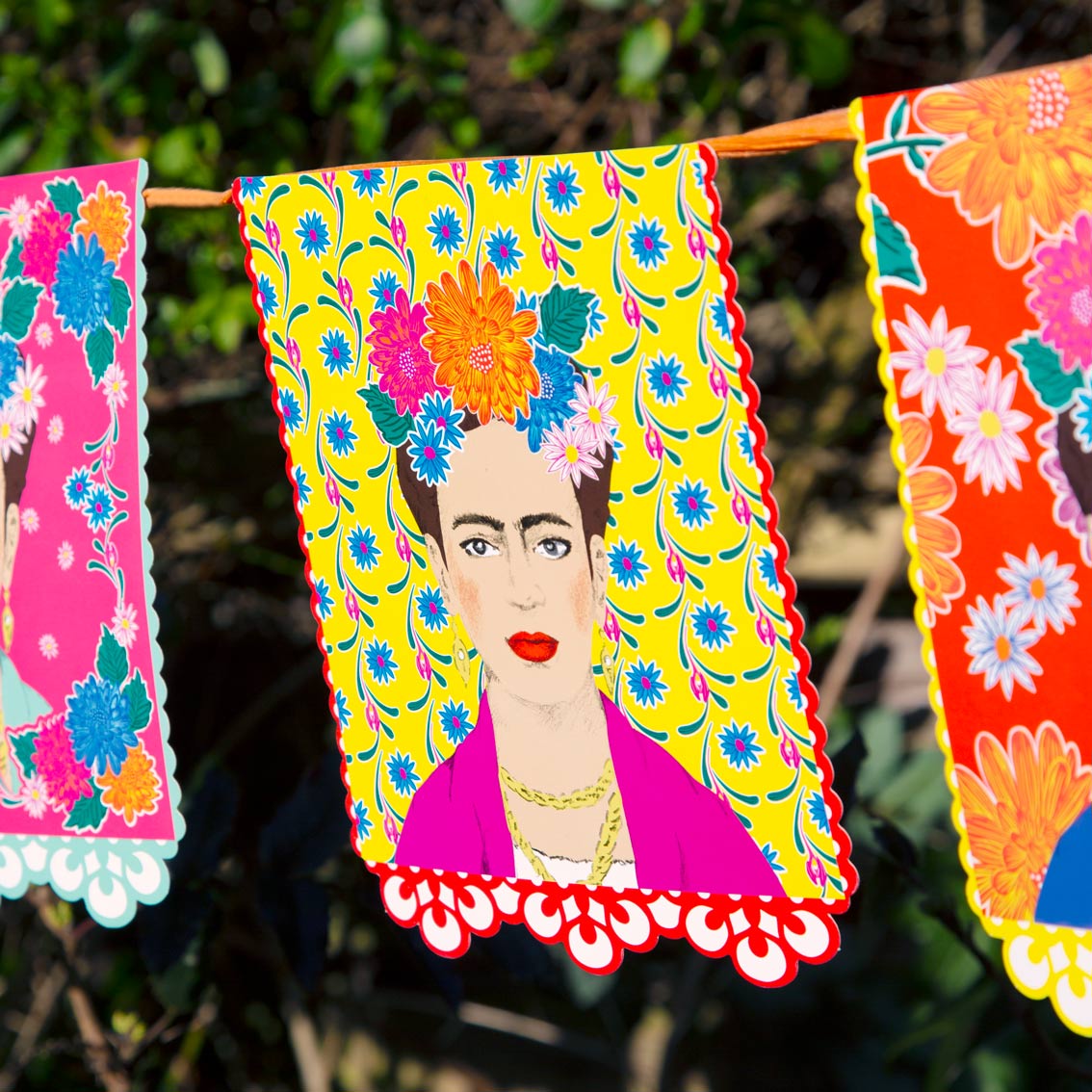 Boho Frida Kahlo Bunting