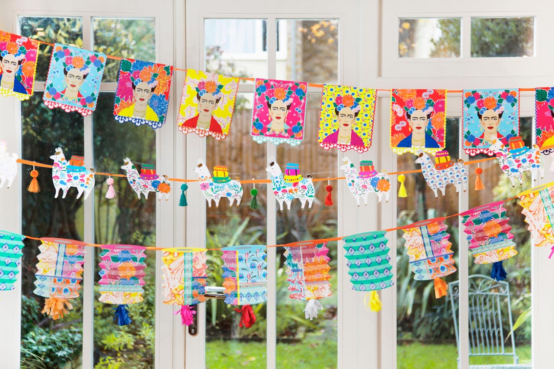 Boho Frida Kahlo Bunting