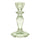 Green Glass Candle Holder | Summer Hosting Decor |
