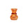 Orange Glass Dinner Candle & Tealight Holder | Summer Decor |