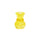 Yellow Glass Dinner Candle & Tealight Holder | Summer Picnic Decor |