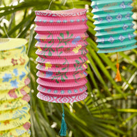 Boho Paper Lanterns Decoration (Set of 3)