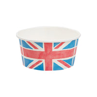 Union Jack Disposable High Quality Ice Cream Cups Coronation | Talking Tables