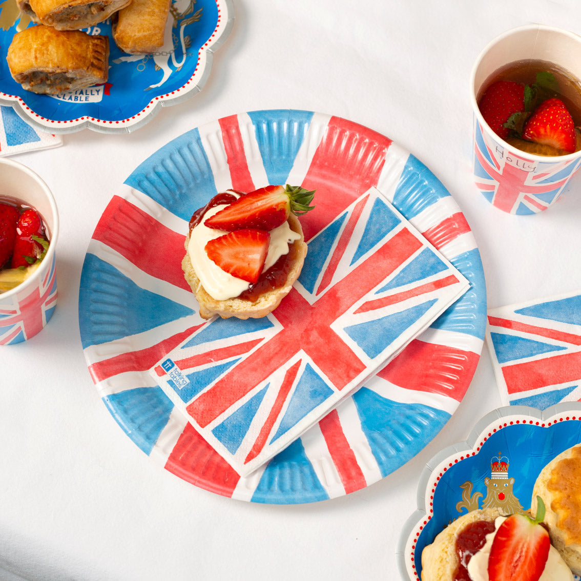 Best of British Union Jack Paper Plate - 24 Pack