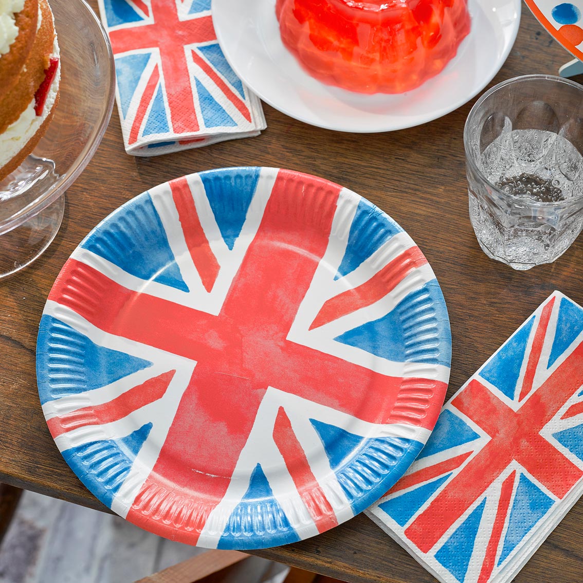 Best of British Union Jack Paper Plate - 24 Pack