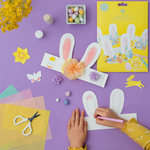 Spring Bunny Ears Headband Making Kit - 6 Pack