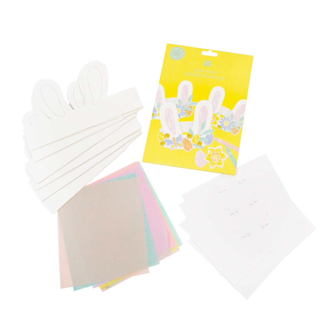 Spring Bunny Ears Headband Making Kit - 6 Pack