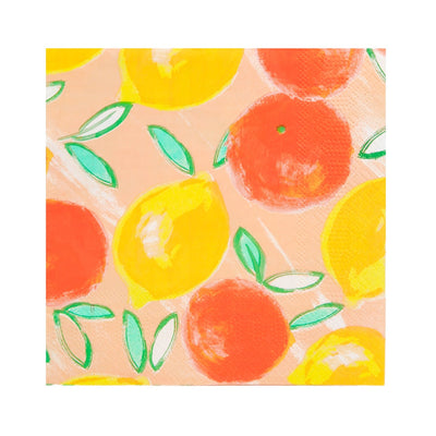 Image - Citrus Choice Fruit Recyclable Paper Napkins - 20 Pack