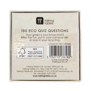 Compostable Trivia Games - POS Unit