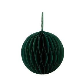 Green Card Honeycomb Ball Decoration