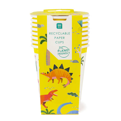 Party Dinosaur Cups - 8 Pack