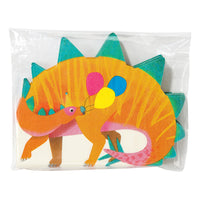 Party Dinosaur Stegosaurus Shaped Paper Napkins - 16 Pack