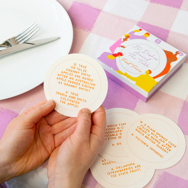 80 Dishes Around the Table Trivia Game | Gifts | – Talking Tables UK Trade